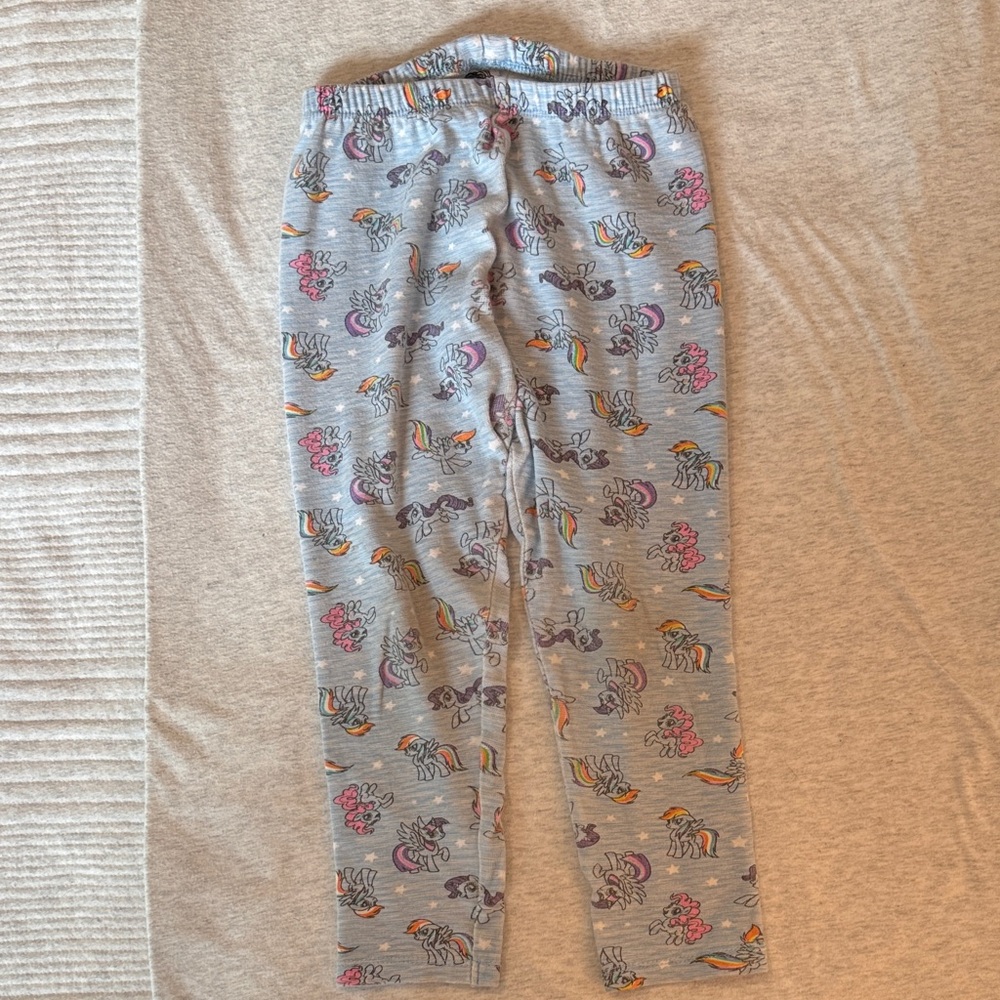 Girls' Light Blue My Little Pony Print Leggings